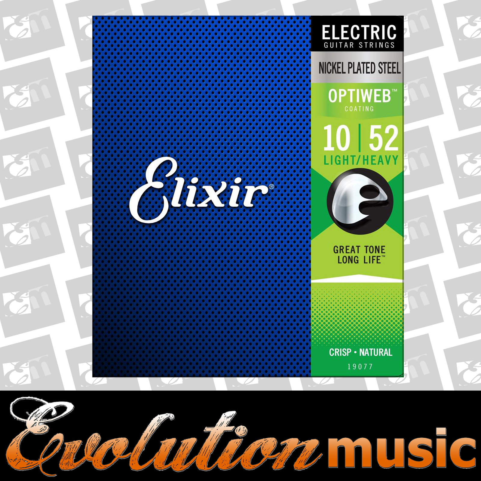 ELIXIR OPTIWEB 10 52 Electric String Set Nickel Plated Steel Light
