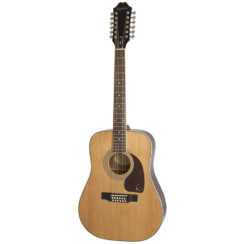 EPIPHONE DR 212 12 String Dreadnought Acoustic Guitar in Natural