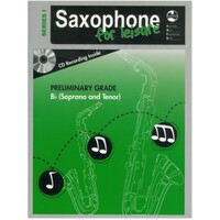 AMEB SAXOPHONE FOR LEISURE Series 1 Preliminary Grade Tenor Book & CD