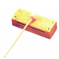 CPK ED236 07 INCH WOOD BLOCK WITH BEATER NATURAL