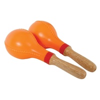 CPK 10 Inch Maracas Oval Pair in Orange ED449