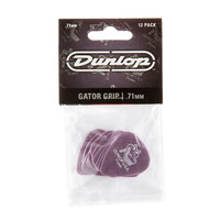 JIM DUNLOP PLECTRUMS 0.71mm Gator Grip Players 12 Pack Picks