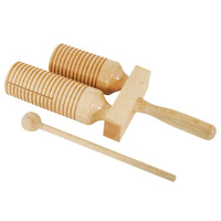 MANO ED228 10 INCH DOUBLE  AGOGO TONE BLOCK NATURAL
