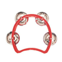 MANO TMP26R 04 INCH JUNIOR TAMBOURINE 04 PAIR JINGLES RED