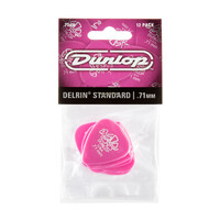 JIM DUNLOP PLECTRUMS 0.71mm Delrin 500 Standards Players 12 Pack Picks