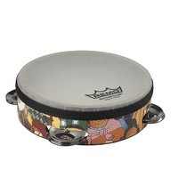 REMO RHYTHM CLUB 06 INCH TAMBOURINE 4 PAIRS JINGLES RENAISSANCE HEAD