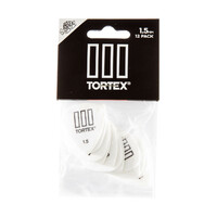 JIM DUNLOP PLECTRUMS 1.50mm Tortex T3 Players 12 Pack Picks
