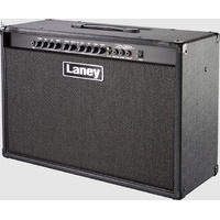 LANEY LX120RT 120 WATT GUITAR COMBO AMP 2X12 INCH SPEAKERS WITH REVERB BLACK