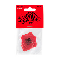 JIM DUNLOP PLECTRUMS 0.50mm Tortex Triangles Players 6 Pack Picks