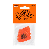 JIM DUNLOP PLECTRUMS 0.60mm Tortex Triangles Players 6 Pack Picks