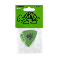 JIM DUNLOP PLECTRUMS 0.88mm Tortex Triangles Players 6 Pack Picks