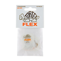 JIM DUNLOP PLECTRUMS 0.60mm Tortex Flex Standards Players 12 Pack Picks
