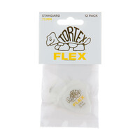 JIM DUNLOP PLECTRUMS 0.73mm Tortex Flex Standards Players 12 Pack Picks