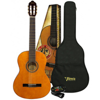 VALENCIA VC102K 1/2 SIZE CLASSICAL GTR PACK INCLUDES BAG/TUNER/UPLAY GUIDE NATURAL