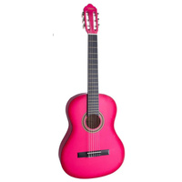 VALENCIA VC102PKS 1/2 SIZE CLASSICAL GTR ONLY PINK SUNBURST