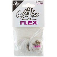 JIM DUNLOP PLECTRUMS 1.14mm Tortex Flex Jazz III Players 12 Pack Picks
