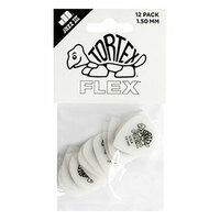 JIM DUNLOP PLECTRUMS 1.50mm Tortex Flex Jazz III Players 12 Pack Picks