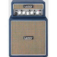 LANEY MINISTACK-B-LION 2 X 3 WATT MINI STEREO AMP STACK BATTERY OR OPTIONAL AC POWERED WITH BLUETOOTH BLUE