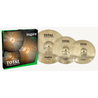 TOTAL PERCUSSION TPI50 INSPIRE 14/16/20 INCH BRASS ALLOY CYMBAL BOX SET