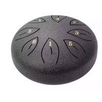 MANO MPC36BK 06 INCH 6 NOTE C DIATONIC TONGUE DRUM BLACK