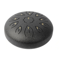 MANO MPC38BK 08 INCH 11 NOTE C DIATONIC TONGUE DRUM WITH BAG BLACK
