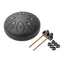 MANO MPC40BK 10 INCH 13 NOTE C DIATONIC TONGUE DRUM BLACK