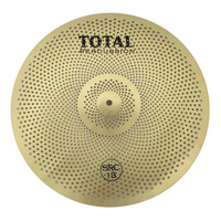 TOTAL PERCUSSION SRC318GD 18 INCH SOUND REDUCTION SILENT CRASH CYMBAL GOLD