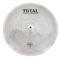 TOTAL PERCUSSION SRC318SL 18 INCH SOUND REDUCTION SILENT CRASH CYMBAL SILVER