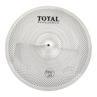TOTAL PERCUSSION SRC320SL 20 INCH SOUND REDUCTION SILENT RIDE CYMBAL SILVER