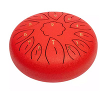 MANO MPC40RD 10 INCH 13 NOTE C DIATONIC TONGUE DRUM RED