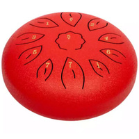 MANO MPC38RD 08 INCH 11 NOTE C DIATONIC TONGUE DRUM WITH BAG RED