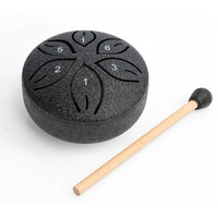 MANO MPC53BK 03 INCH 6 NOTE C DIATONIC TONGUE DRUM BLACK