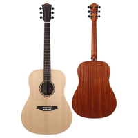 BROMO TAHOMA BAT1N DREADNOUGHT SIZE GTR SOLID SPRUCE TOP MAHOGANY BACK & SIDES NATURAL