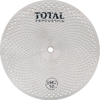TOTAL PERCUSSION SRC310SL 10 INCH SOUND REDUCTION SILENT SPLASH CYMBAL SILVER