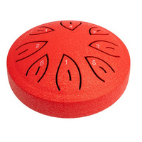 MANO MPC34RD 041/2 INCH 8 NOTE C DIATONIC TONGUE DRUM IN RED