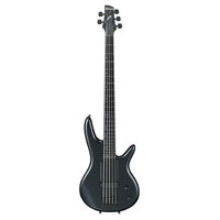 IBANEZ SIGNATURE GARY WILLIS GWB35 5 String Electric Bass Guitar in Black Flat