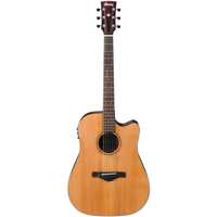 IBANEZ ARTWOOD AW65ECE 6 String Dreadnought Acoustic Guitar with Cutaway in Natural Low Gloss