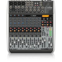 BEHRINGER XENYX QX1622USB 16 Channel 2/2-Bus Mixer with XENYX Mic Preamps & Compressors, Multi-FX Processor (4 x XLR)