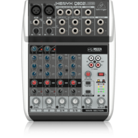 BEHRINGER XENYX Q802USB Premium 8 Input 2 Bus Mixer