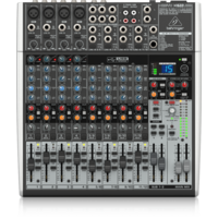 BEHRINGER XENYX X1622USB 16 Channel 2/2 Bus Mixer with XENYX Mic Preamps & Compressors, EQs, 24-Bit Multi-FX Processor (4 x XLR)