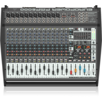 BEHRINGER EUROPOWER PMP6000 20 Channel Powered Mixer with Dual Multi-FX Processor (12 x XLR)