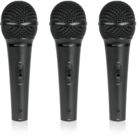 BEHRINGER XM1800S 3-Pack Dynamic Microphones