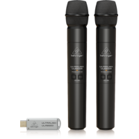 BEHRINGER ULM202USB ULTRALINK 2.4Ghz Dual Digital Wireless Microphones with USB Receiver