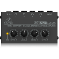 BEHRINGER MICROAMP HA400 4 Channel Headphone Amplifier
