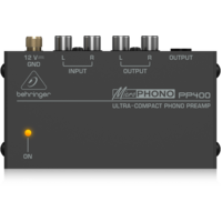 BEHRINGER MICROPHONO PP400 Ultra Compact Phono Preamp