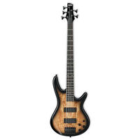 IBANEZ GIO SR205SM 5 String Electric Bass Guitar in Natural Grey Burst