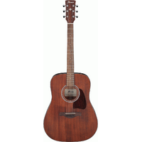 IBANEZ ARTWOOD AW54 6 String Dreadnought Acoustic Guitar in Open Pore Natural