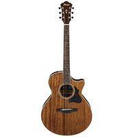 IBANEZ AE245 6 String Jumbo/Electric Cutaway Guitar in Natural High Gloss