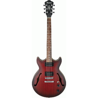 IBANEZ ARTCORE AM53 6 String Hollow Body Electric Guitar in Sunburst Red Flat