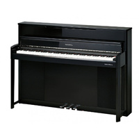 KURZWEIL CUP1BP 88 Note Compact Digital Upright Piano in Polished Ebony